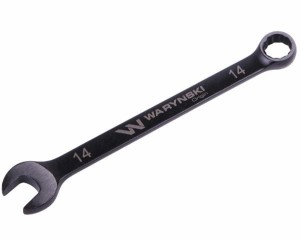 Klucz płasko-oczkowy 14 mm. CrV  standard ASME B107-2010 Waryński