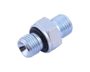 Złącze hydrauliczne proste BB (przyłączka) M16x1.5 (10L) x 3/8" BSP z uszczelnieniem XGE10LR-3/8"ED (G3/8EDX16) Waryński ( sprzedawane po 10 )