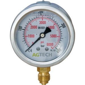 Manometr glicerynowy 0-400 bar