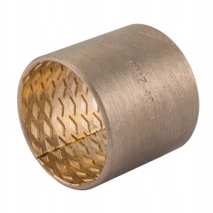 Tuleja ślizgowa smarna z brązu 15x17x25 mm