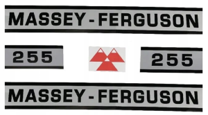 Naklejki na maskę Massey Ferguson 55