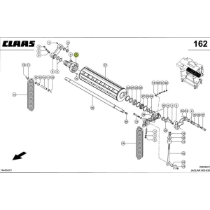 Czop walca wciągającego CLAAS 0004951760