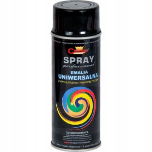 Farba RAL 9005 czarny połysk 400 ml