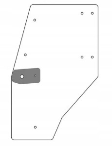 Szyba lewa Deutz-Fahr 04352848