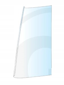 Szyba narożnikowa lewa Case 3233040R2