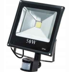HELIOS Naświetlacz LED 50 W z czujnikiem ruchu