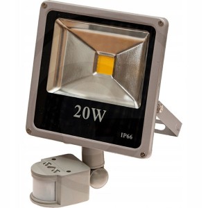 HELIOS Naświetlacz LED 20 W z czujnikiem ruchu