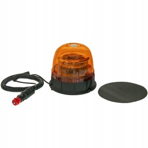 Lampa błyskowa LED kogut LED na magnes z wtyczką