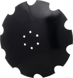 Talerz brony uzębiony 610x5mm 6 otworów