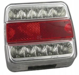 Lampa tylna zespolona LED 1W kwadratowa 12V 18 LED LA99190GP