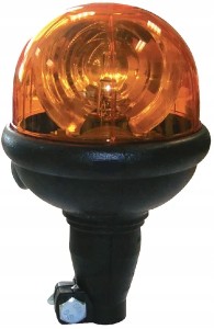 Lampa błyskowa kogut 12V 24V 55W z elastycznym uchwytem AUSF1255