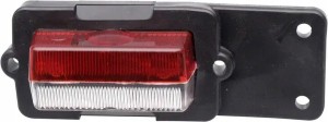 Lampa obrysowa prostokątna 12/24V biała/czerwona 1400698140