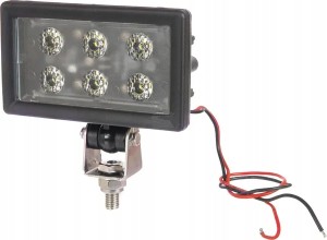 Lampa robocza LED prostokątna 30W 2400lm z wtyczką H11 LA10512
