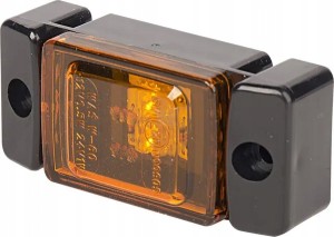 Lampa obrysowa LED prostokątna 12/24V pomarańczowa Waś 1400690840