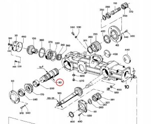 Tuleja przekładni sprzęgła Kemper m4500 LCA64883