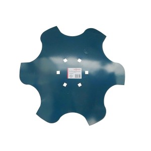 Talerz uzębiony FI-460mm grubość 4mm mocowanie piasta AP21 6 otworów rozstaw śrub mocujących 120mm brony talerzowej skrajny lewy stal borowa MORGA