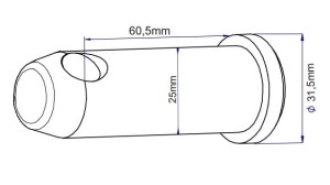 Sworzeń belki zaczepowej Ursus MF3 hartowany MORGA