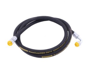 Przewód hydrauliczny 275 bar gwint M22x1.5 prosta/90 stopni L-500mm DN12-12SN (AK-13-500; P11P12) 27.5MPa Waryński