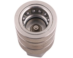 Szybkozłącze hydrauliczne gniazdo z eliminatorem ciśnienia G1/2"BSP gwint wew. EURO PUSH-PULL (ISO 7241-A) Waryński