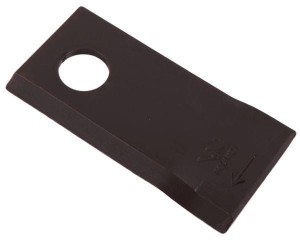 Nóż. nożyk kosiarka prawy 102x48x4mm otwór 19 zastosowanie 570446 Niemeyer WARYŃSKI ( sprzedawane po 25 )