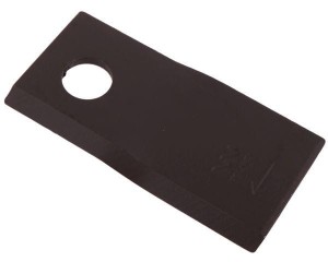 Nóż. nożyk kosiarka prawy 107x48x4mm otwór 18.5 zastosowanie 90261560 99361560 Vicon WARYŃSKI ( sprzedawane po 25 )