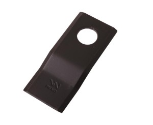Nóż. nożyk kosiarka gięty 108x46x3mm otwór 21 zastosowanie 108P Galfre WARYŃSKI ( sprzedawane po 25 )