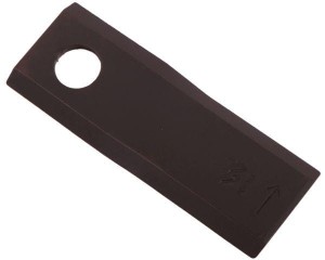Nóż. nożyk kosiarka lewy 122x46x4mm otwór 18.25 zastosowanie 56451200 Kuhn WARYŃSKI ( sprzedawane po 25 )