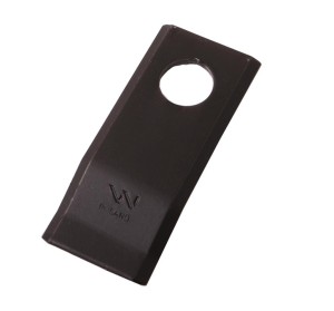 Nóż. nożyk kosiarka gięty 96X40X3mm otwór 19 zastosowanie 06561544 Deutz Fahr Kverneland WARYŃSKI ( sprzedawane po 25 )
