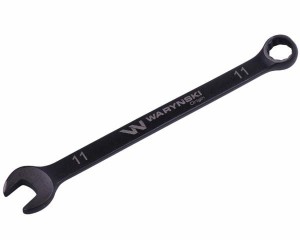 Klucz płasko-oczkowy 11 mm. CrV standard ASME B107-2010 Waryński