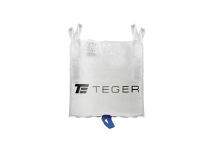 Worek BIG BAG 1500kg wzmocniony. 90 x 90 x 90. 4 uchwyty+ 2 wzmocnione doszyte do dna.  Góra otwarta/ Dół zamknięty /TEGER
