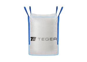 Worek BIG BAG 1000kg. 90 x 90 x 120. 4 uchwyty. Góra otwarta/ Dół zamknięty /TEGER