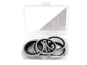 Podkładka metalowo gumowa z prowadzeniem BSP 1.1/2" TEGER ( sprzedawane po 10 )