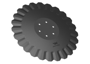 Talerz, tłoczony fi 510 mocowanie 6/120 grubość 4,5 mm stal borowa, Waryński