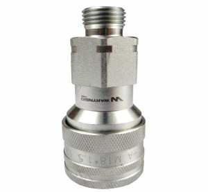 Szybkozłącze hydrauliczne gniazdo M18x1.5 gwint zewnętrzny EURO (9100818G) (ISO 7241-A) Waryński