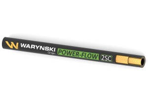 Wąż hydrauliczny do zakuwania POWER-FLOW 2SC DN06 2-oplotowy 400 Bar Waryński (sprzedawany po 25m)