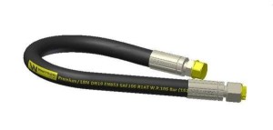 Przewód hydrauliczny gwint M30x2 proste L-500mm DN20-1SN (AB-500/M30X2/10.5MPA; P11P21) Waryński