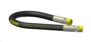 Przewód hydrauliczny gwint M22x1.5 proste L-500mm DN12-1SN 7214/07-089/0 Cyklop (BB-13-500;P21P21) 16MPa Waryński