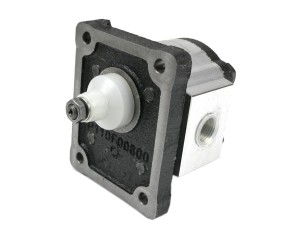 Pompa hydrauliczna zębata 1.0cm3 (grupa 1 - typ europejski) wałek 1:8 przyłącza obustronnie gwinty wewnętrzne 3/8 (obroty prawe) max.250 bar Waryński