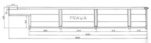 Ściana prawa 1,5mm BURTA rozrzutnik obornika Tandem