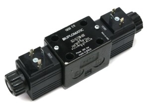 Rozdzielacz (elektrozawór) suwak "odcięty" DL3-S1/10N-D12 12V DC (cewka x 2) Compact 280bar. 50l/min (do Opryskiwacza) Duplomatic
