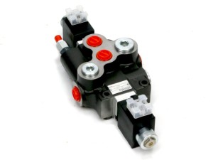 Rozdzielacz hydrauliczny 1-sekcyjny sterowany elektrycznie (12V) 80L