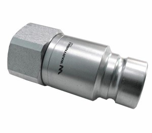 Szybkozłącze hydrauliczne suchoodcinające wtyczka G1/4"BSP gwint wewnętrzny ISO16028 Waryński