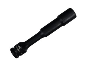 Nasadka udarowa 1/2", sześciokątna slim przelotowa ze stali CrMo 17mm długość 150 mm, stosowane w mechanice do kluczy udarowych, Waryński