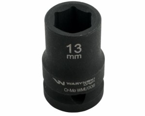 Nasadka udarowa sześciokątna 1/2". 13 mm. CrMo. DIN 3129. Waryński
