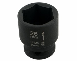 Nasadka udarowa sześciokątna 1/2". 26 mm. CrMo. DIN 3129. Waryński