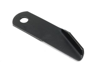 Nóż obrotowy rozdrabniacz słomy sieczkarnia podgięty lewy 173x50x4.5mm otwór 18 zastosowanie 87031976 New Holland WARYŃSKI ( sprzedawane po 25 )