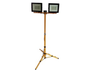 Zestaw statyw podwójny + 2 naświetlacze LED 30W 6000K + puszka z kablem zasilającym