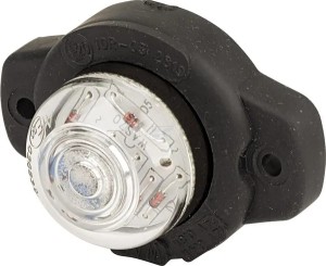 Lampa obrysowa LED 12/24V przezroczysta przykręcana Waś 1400690301