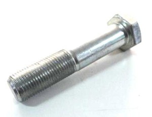 Śruba z łbem 6-kątnym niepełny gwint 5/8" x 3" UNF DIN960 ocynk - belki bocznej MF