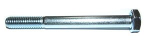 Śruba z łbem 6-kątnym niepełny gwint M10x120 kl.5.8 DIN931 biały ocynk